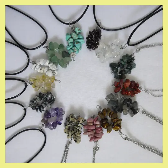 Crystal necklaces