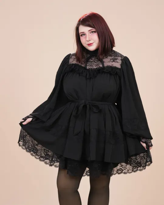 Goth Babydoll Dress (Restocking October 25th, 2026)