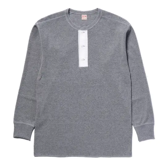 UNION HENLEY UNDERSHIRT L/S