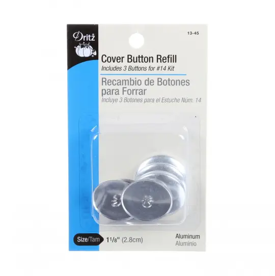 Cover Button Refill 1 1/8"