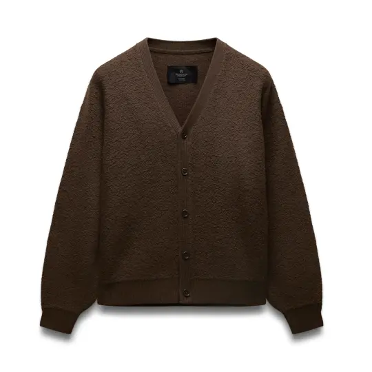 Textured Boucle Turf Cardigan
