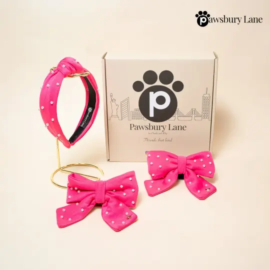 Sugar and Pearls - Bubblegum -  Bundle & Save with Pet Sailor Bow