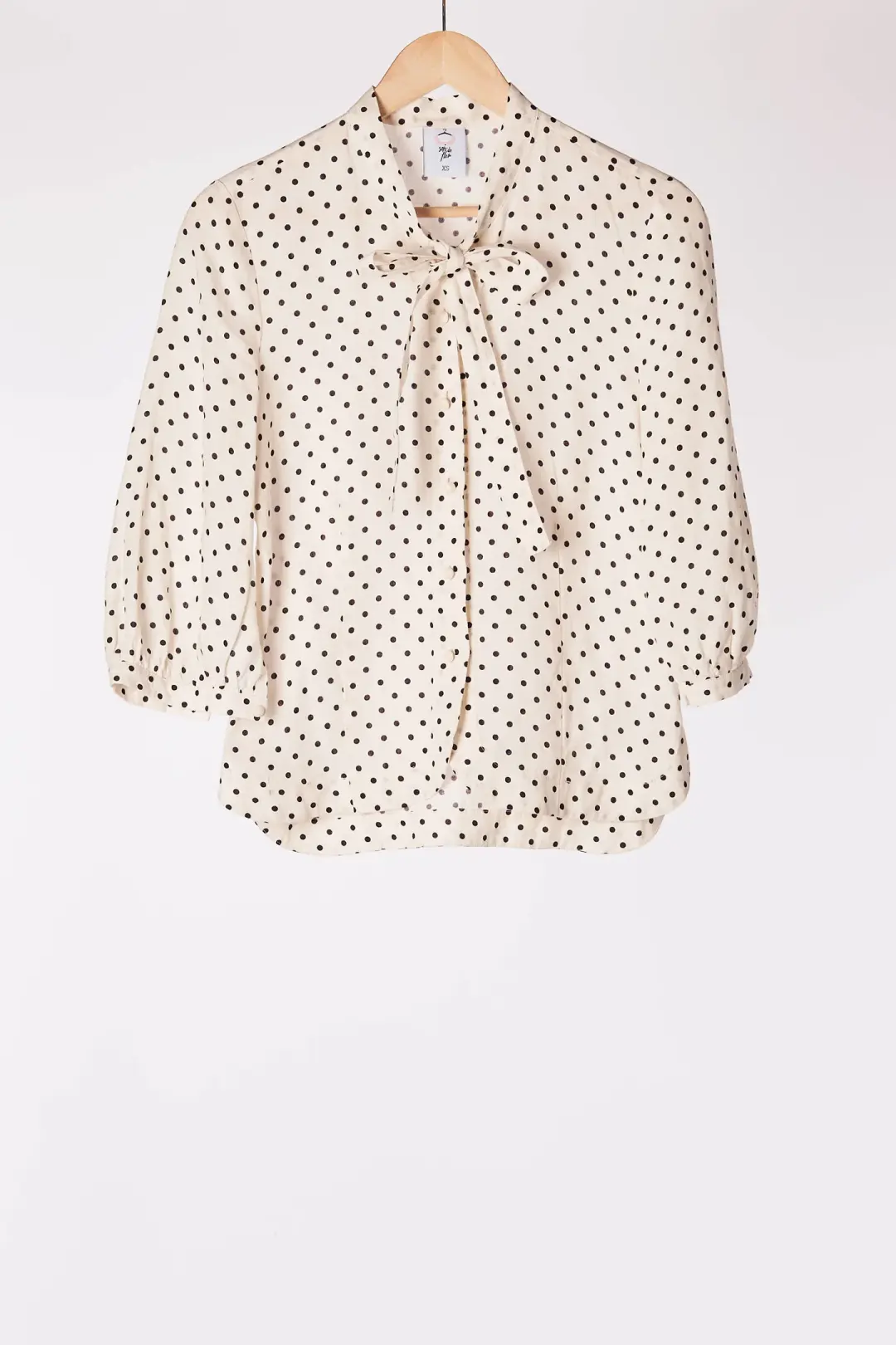 Jasmine Shirt, 3/4 Sleeve, Tiny Dots