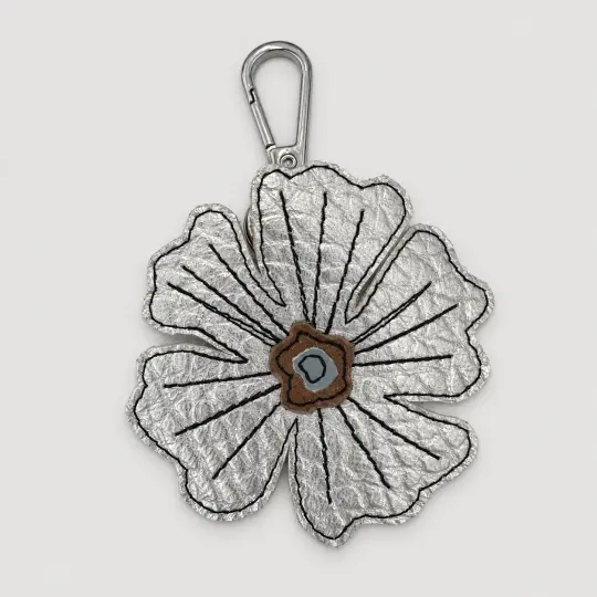 the leather poppy bag charm 19-of-70