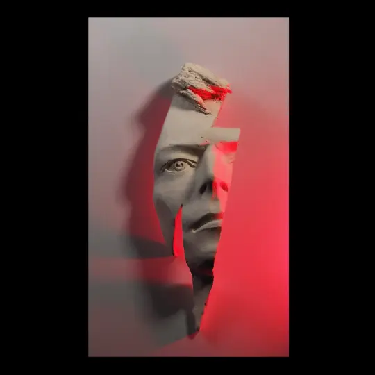 'Flash' David Bowie Face Sculpture (Pre-order)