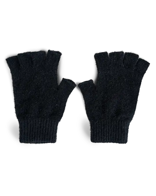 Fingerless Brushtail Possum Gloves