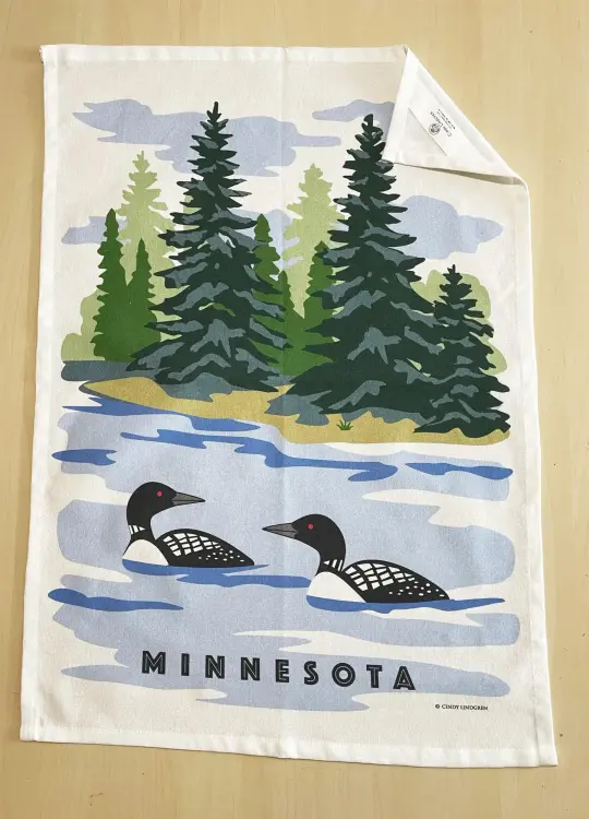 Loon Lake Tea Towel
