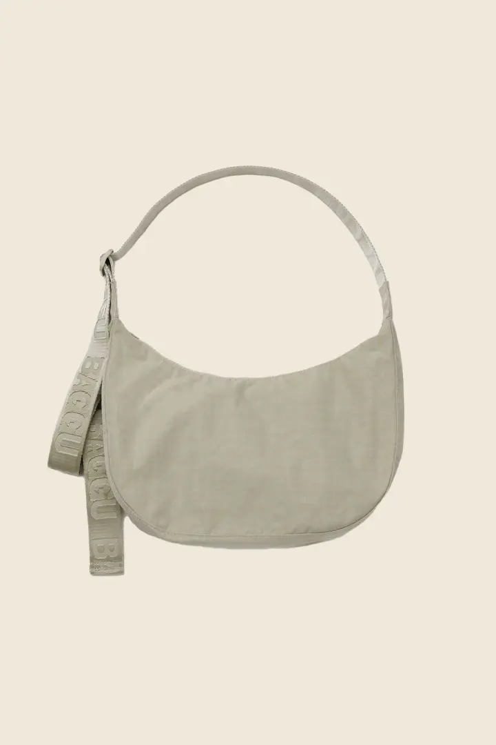 Baggu Medium Crescent Bag, Celadon
