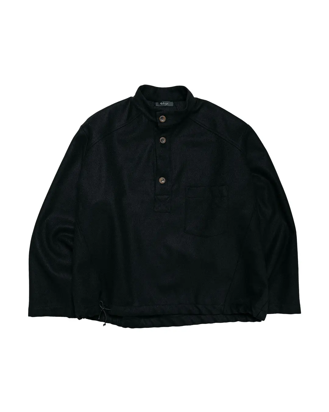 Wanze Work Smock Wool Serge Black