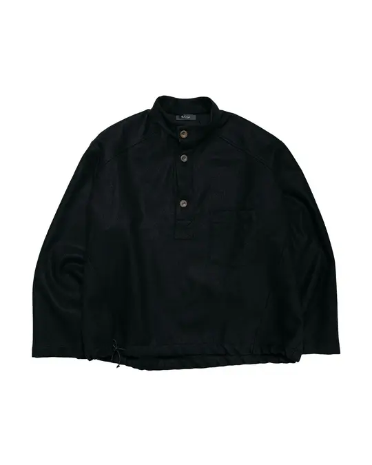 Wanze Work Smock Wool Serge Black