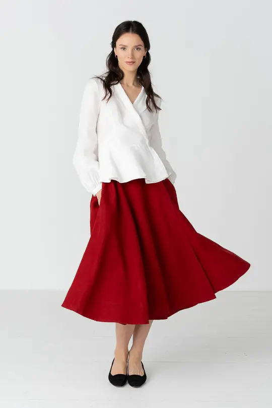 Wrap – Full-Circle Linen Skirt
