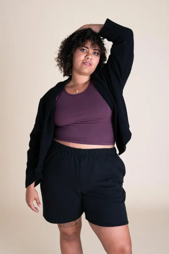 Drifter Cardigan in Black