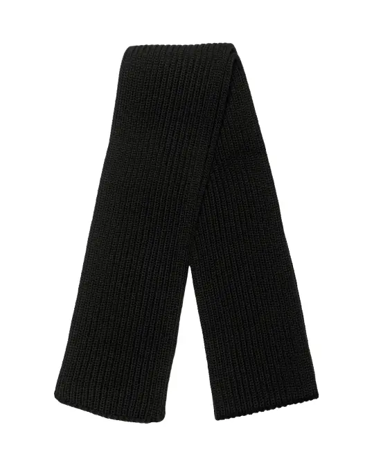 Andersen-Andersen Short Scarf Black