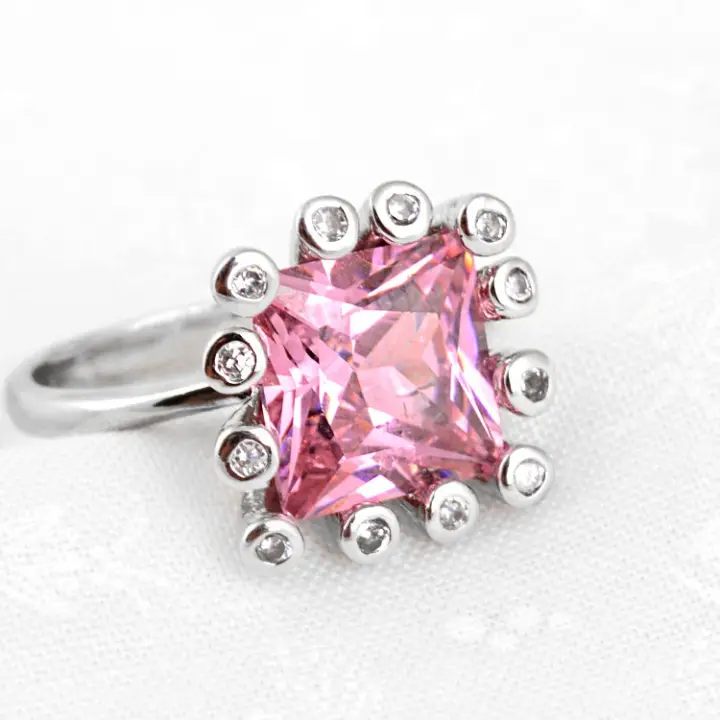 Fun Pink Square Ring