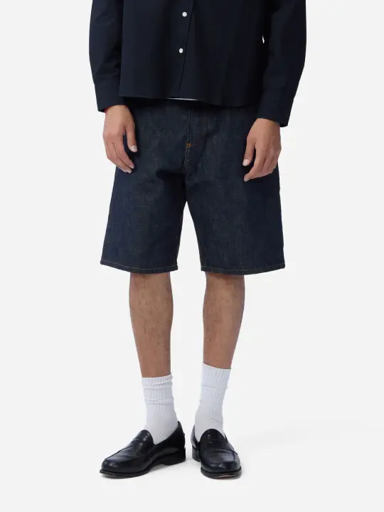 JS-103x ~ Jean Short - Indigo Selvedge