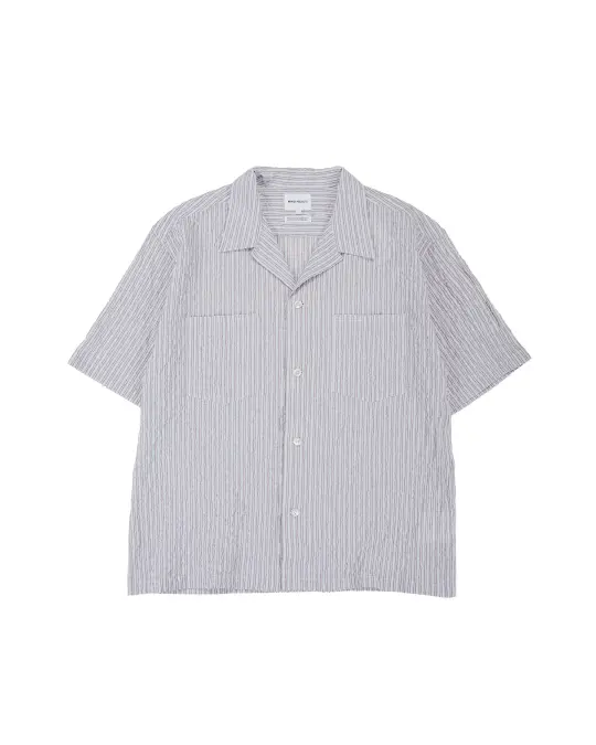 Norse Projects Mols Striped SS Camp Shirt Multi Color Stripe