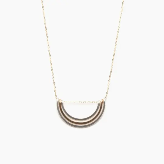 Mixed Nested Petal Necklace