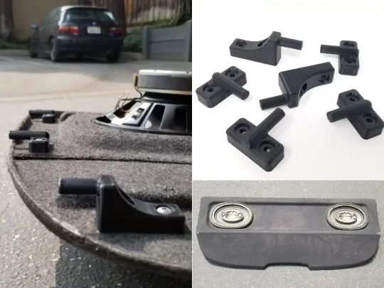 92-95 Civic Hatchback Cargo Cover Brackets