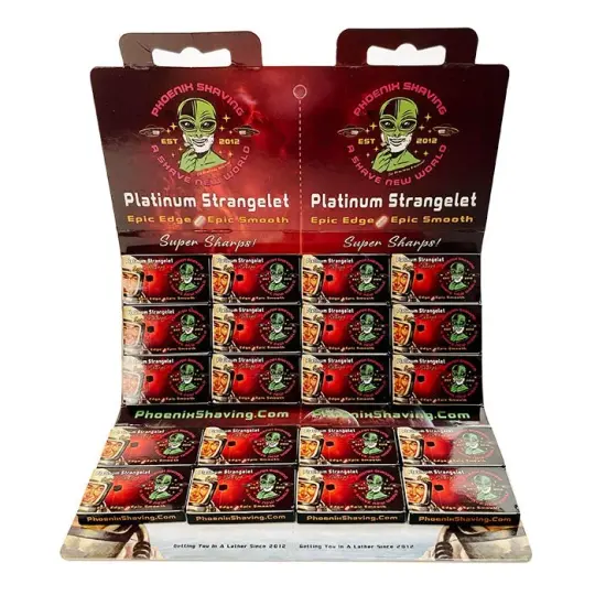 Platinum Strangelet Super Sharps Double Edge Blades | Epic 100 Pack!