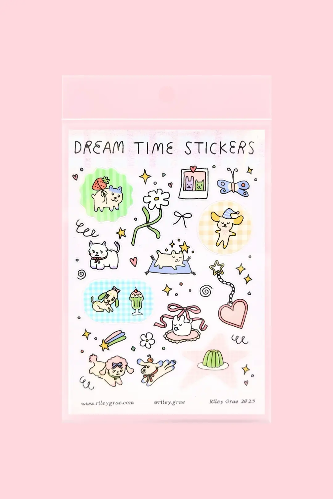 Dream Time Clear Sticker Sheet