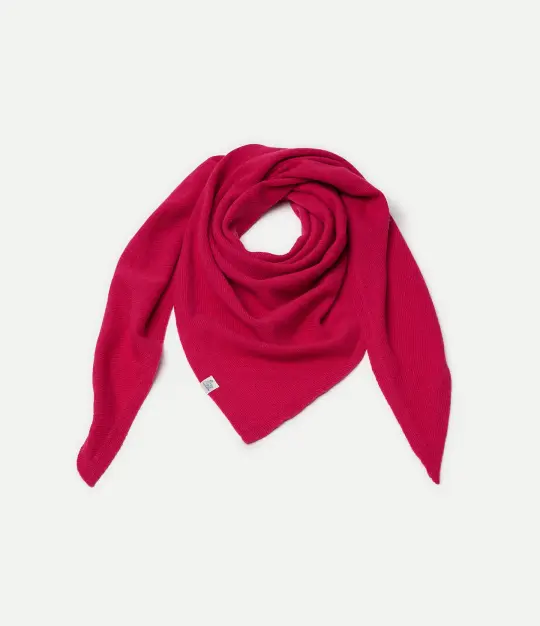 Medium Size Merino-Cashmere-Silk Triangle Scarf
