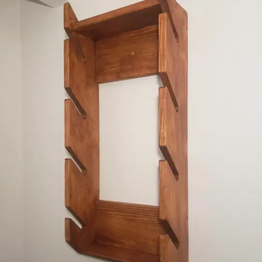 Solid Wood Board Rack
