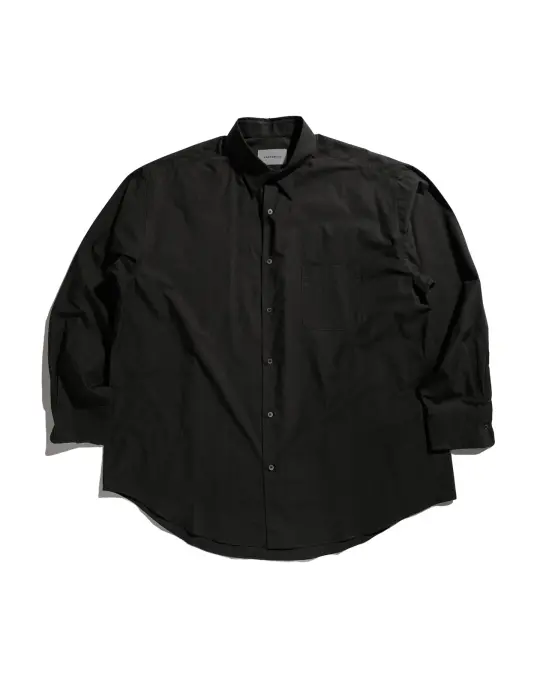 MARKAWARE Comfort Fit Shirt Organic Giza Typewriter-Cloth Black