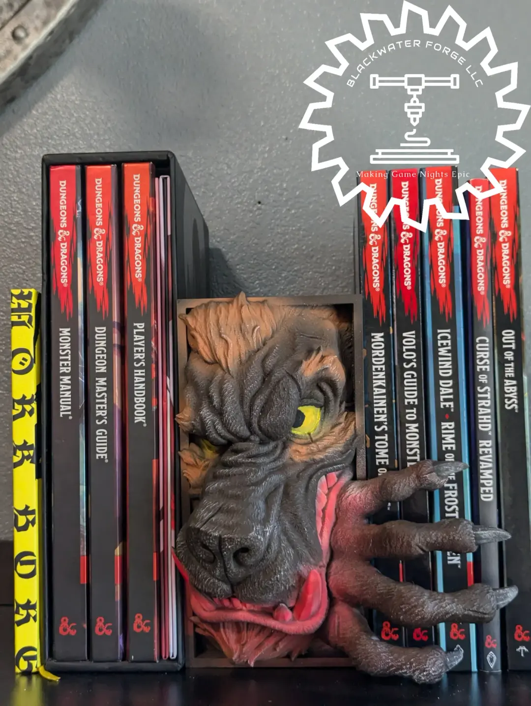 Werewolf Monster 3D Printed Book Nook- Miniatures of Madness- Unleash the Primal Power of the Night!