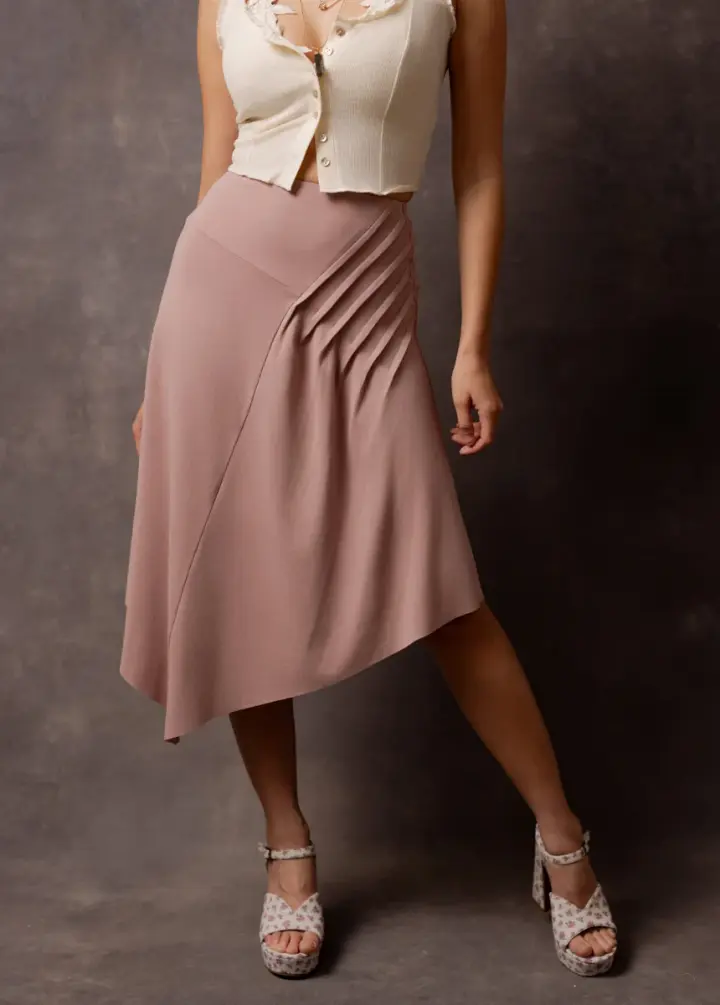 Aylani Skirt in Desert Shell