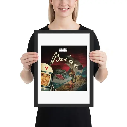 Briar Framed Print | Epic Shave Den Art