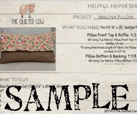 Helpful Heifer Malena Pillow