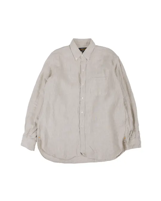 Beams Plus B.D. Classic Fit Linen Chambray Natural