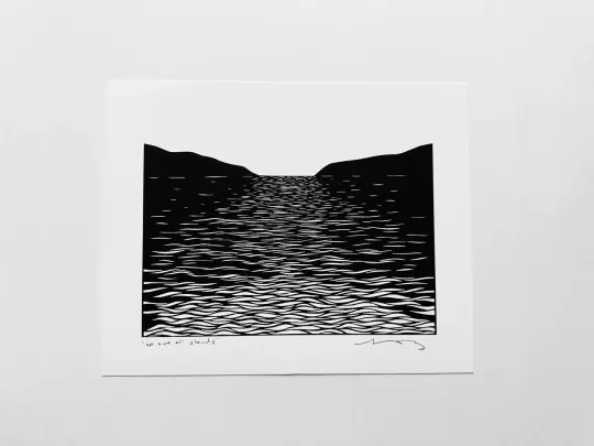 "We Are All Islands" 8x10" print