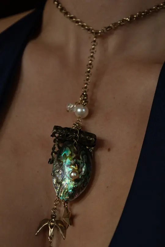 The Saint of Shipwrecks | Handmade Shell Perfume Reliquary