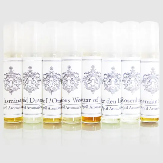 Eau de Parfum Tester 2 — natural perfume by April Aromatics, a deluxe sample box, 5 ml