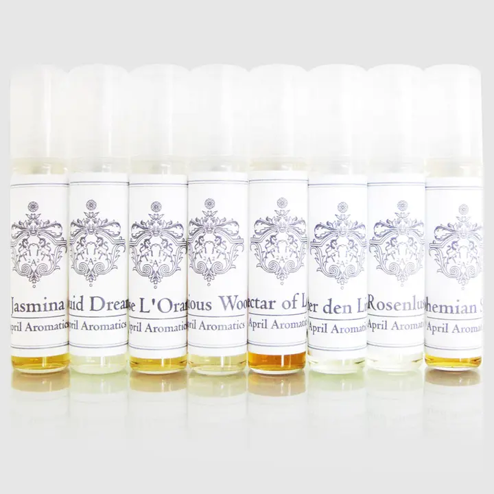 Eau de Parfum Tester 2 — natural perfume by April Aromatics, a deluxe sample box, 5 ml