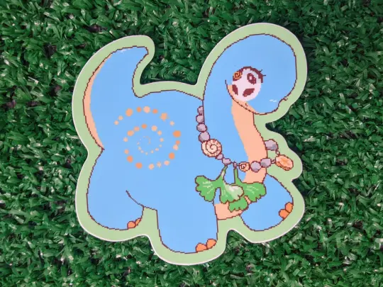 march 2025 "prehistoric" die cut sticker