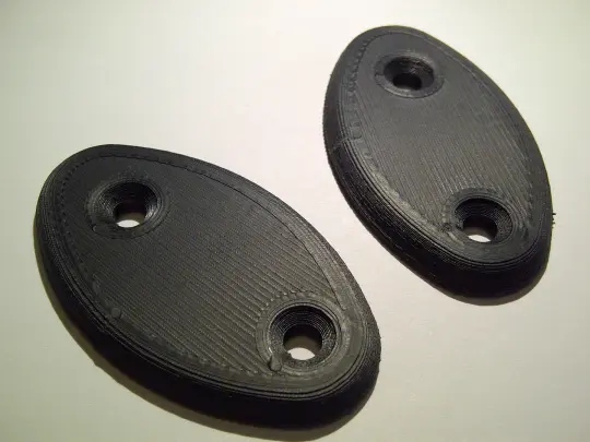 NA NB Miata Sun Visor Blanking Block Off Plates ~ Flush Type