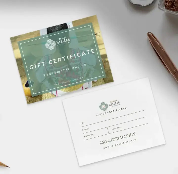 Online Gift Card from Lolo Mordern Mexican Mercadito