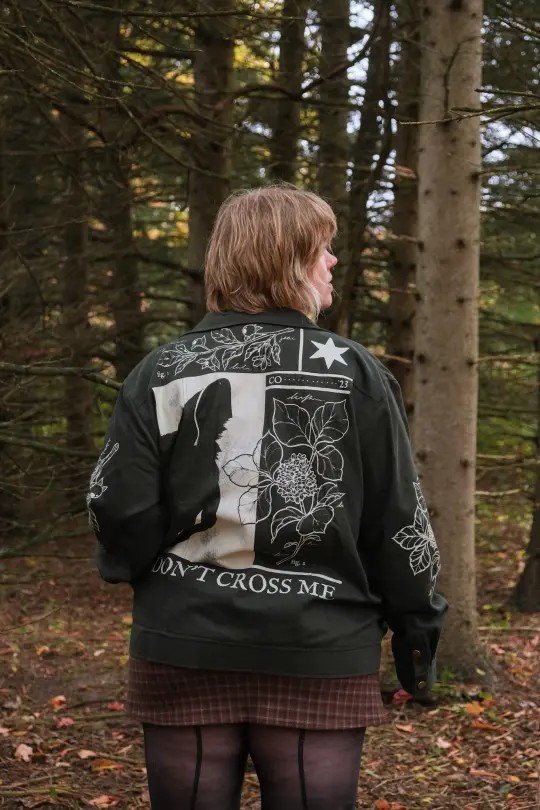 Don't Cross Me | Over-Sized Jacket