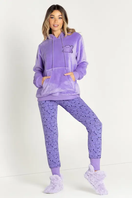 Ditto Pile Fluffy Hoodie