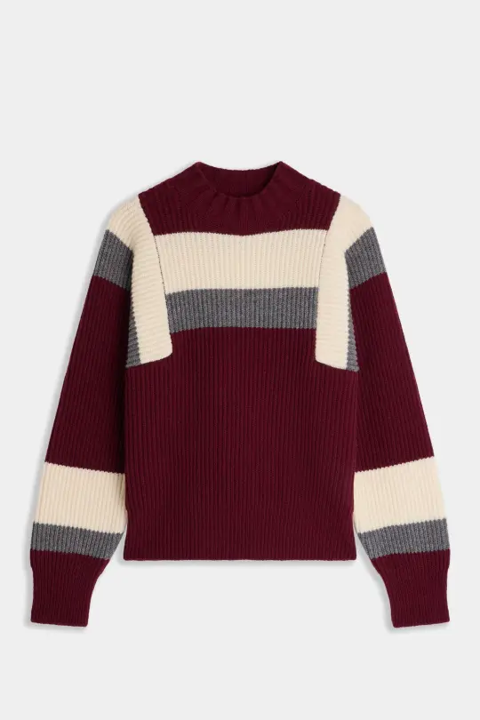 SYBELLE-STRIPED SWEATER