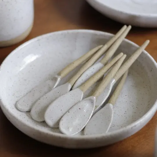 Spoon in White