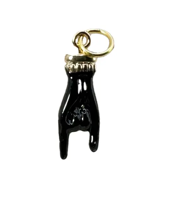 Enamel Hand Charm | Charm Bracelet & Necklace | Custom Charm Jewelry
