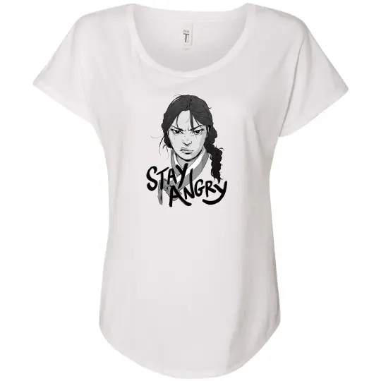 Stay Angry Always Women's Scoop Neck Shirt
