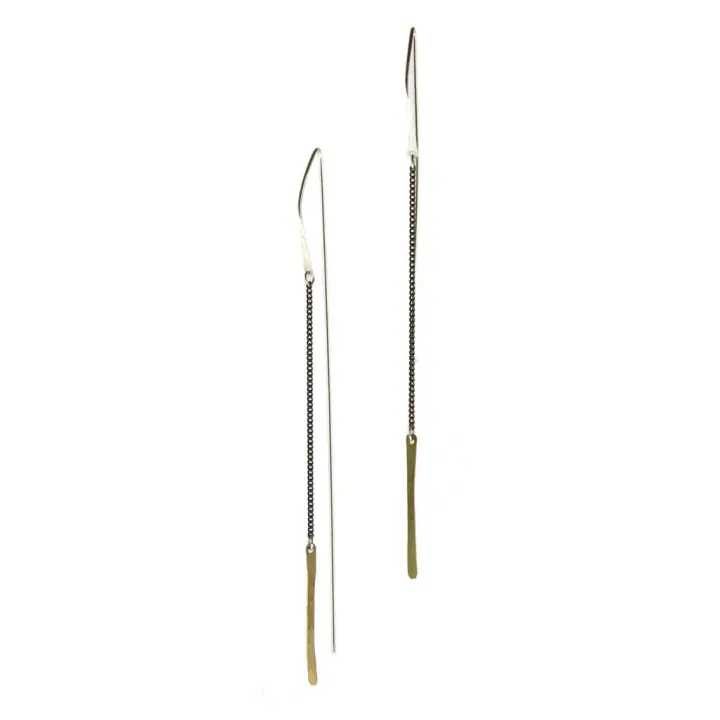 Recast Sand Worn Drip earrings