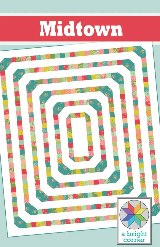 Midtown quilt pattern - PAPER pattern