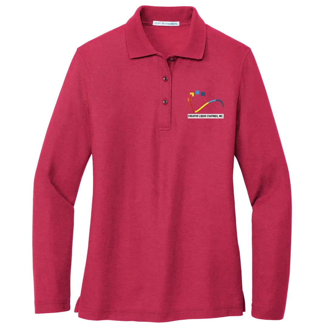 CLC L500LS Port Authority Ladies long sleeve polo