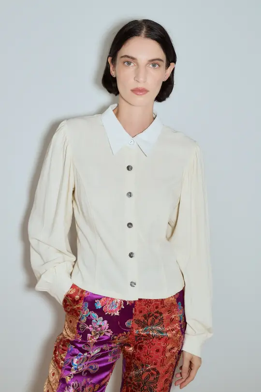 Aurora Blouse Soft Linen