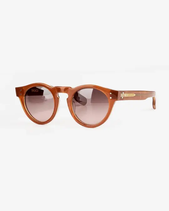 BOLD London Eyewear Brushfield - Light Brown Metallic Gold